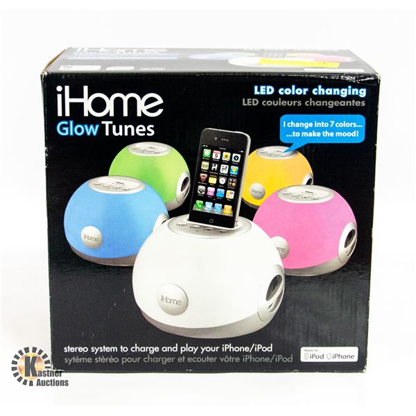 NEW IHOME IP15 GLOW TUNES