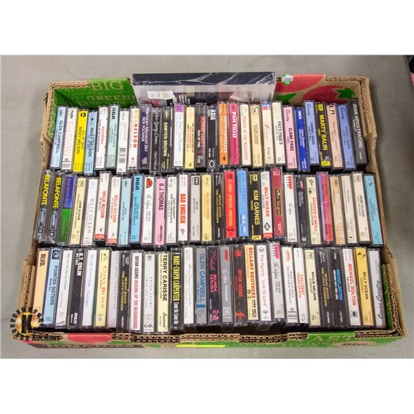 FLAT OF ASSORTED CASSETTES