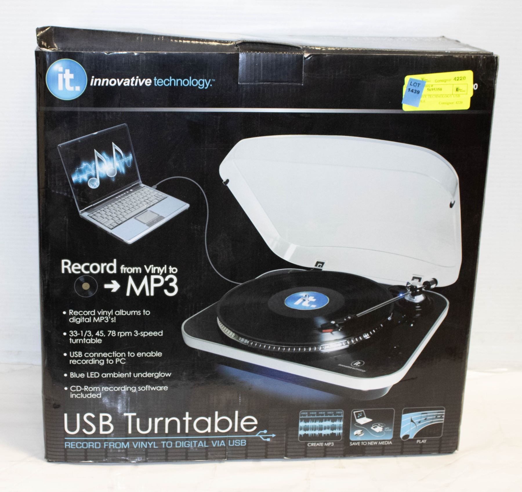 INNOVATIVE TECHNOLOGY USB TURNTABLE