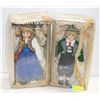 Image 1 : LOT OF 2 PORCELAIN DOLLS