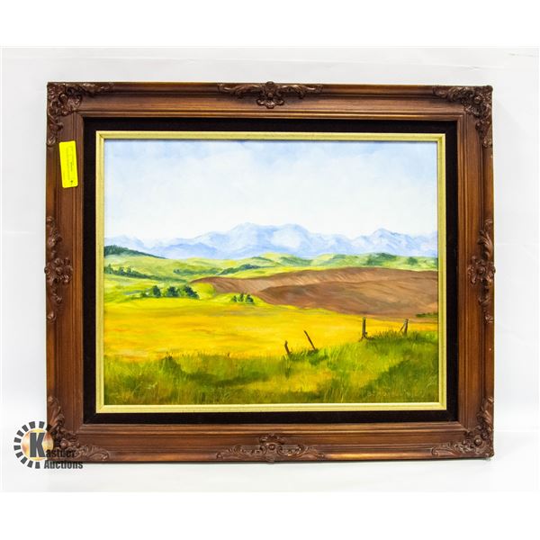 VINTAGE FRAMED ORIGINAL