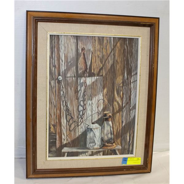 GEOFF DIXON SIGNED PAINTING