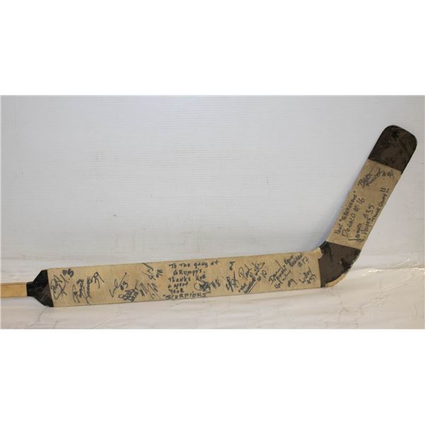 TEAM SIGNED GOALIE STICK