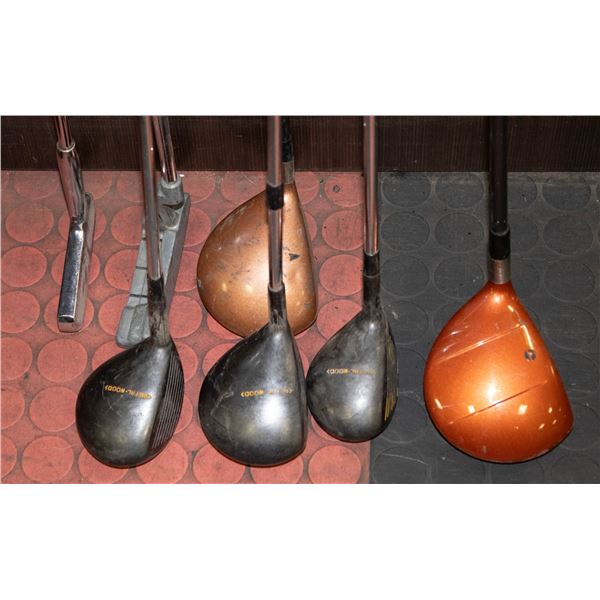 LOT OF GOLF CLUBS