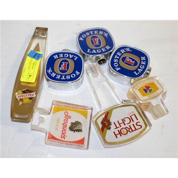 7 VINTAGE BEER TAPS