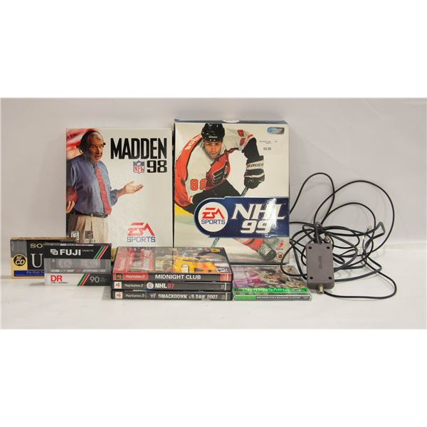 LOT OF MISCELLANEOUS GAMES