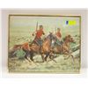 Image 1 : FRAMED PRINT OF NWMP SERGEANT 16.25" X 20.25"