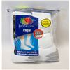 Image 1 : WHITE CREW SOCKS 12-16 SIZE 6-PACK