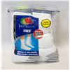 Image 1 : WHITE CREW SOCKS 12-16 SIZE 6-PACK