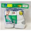 Image 1 : ANKLE SOCKS WHITE 12-16 SIZE 6-PACK