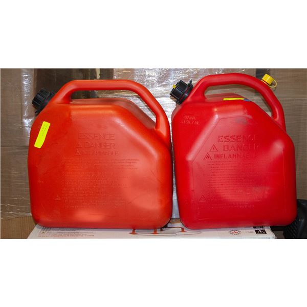 2 X 20 LITRE GAS CANS