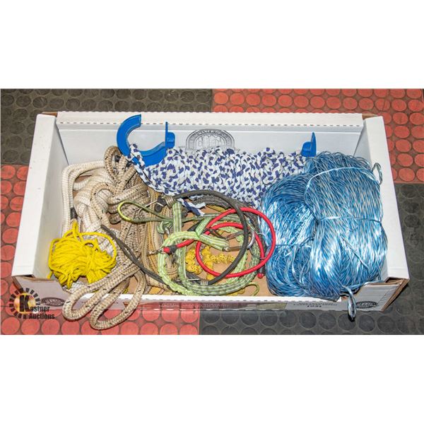 ROPES STRAPS AND BUNJEES