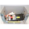 Image 1 : BOX OF LASER LEVELER + 100 AMP BATTERY TESTER