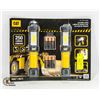 Image 1 : NEW SEALED CAT LED FLASHLIGHTS 2 PK W/ BATTERIES