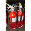Image 1 : 3 10LB FULLY CHARGED+CERTIFIED FIRE EXTINGUISHERS