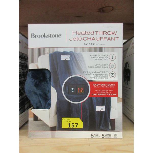 Navy Blue Brookstone Throw - Open Box