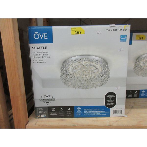 Ove  Seattle  LED Flush Mount Ceiling Light