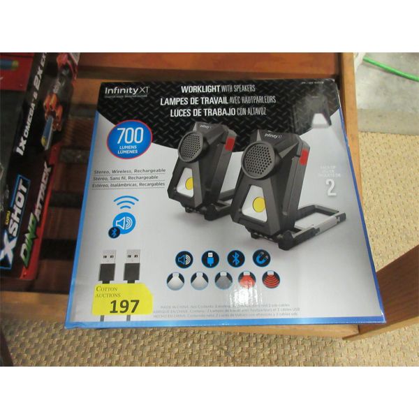 Infinity Work Light Infinity XT Work Light with Speaker Set