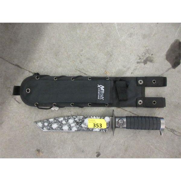 New MTech Knife with 9" Blade and Sheath