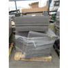 Image 1 : Skid of Grey Fabric Sectional Sofa Parts