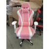 Image 1 : Assembled Pink Reclining Gaming / Office Chair