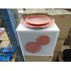 Image 1 : Set of 12 New Ceramic Dinnerware Plates - Red