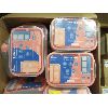 Image 1 : 3 New Children's Pink Bento Lunch Boxes