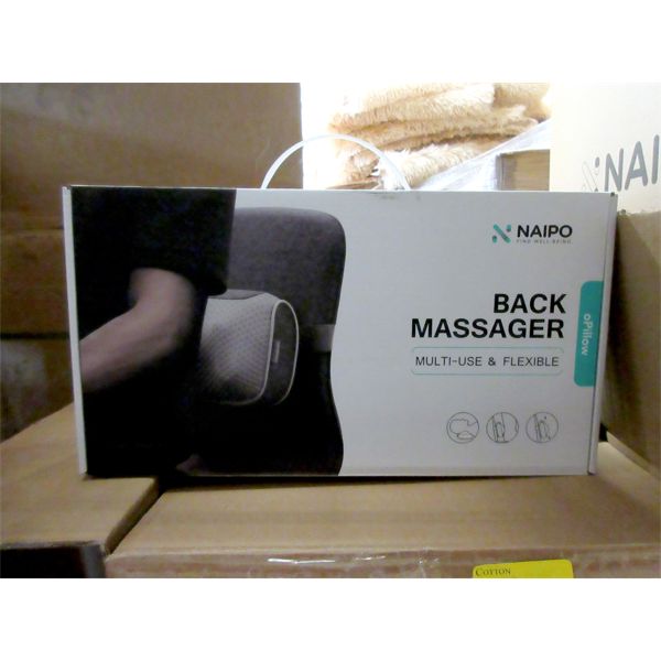 New Naipo Heated Back Massager Pillow