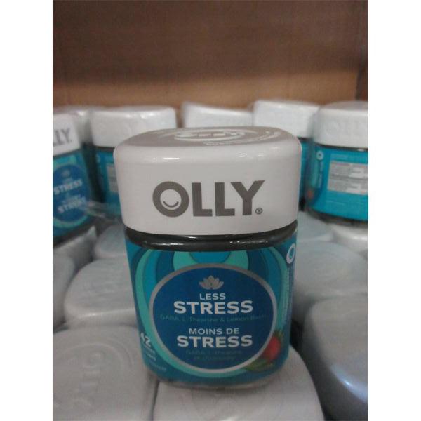 12 Jars of 42 OLLY Less Stress Gummies