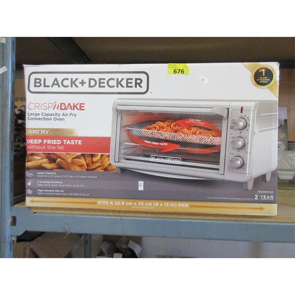 Black & Decker Air Fryer Convection Oven 