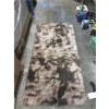 Image 1 : New Brown Slip Resistant Fun Fur Mat - 64" x 33"
