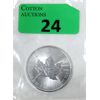 Image 1 : 1 Oz .9999 Silver 2023 Canada Maple Leaf Coin 