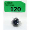 Image 1 : Huge Mystic Topaz & Crystal Studded Ring 