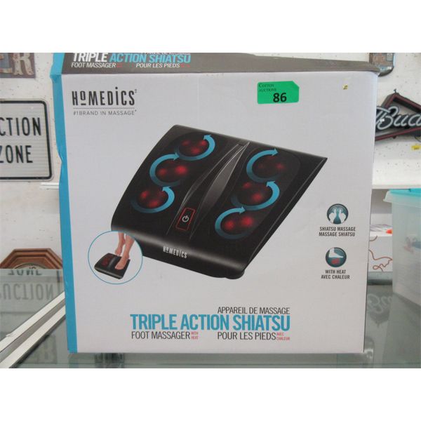 HoMedics Triple Action Shiatsu Foot Massager