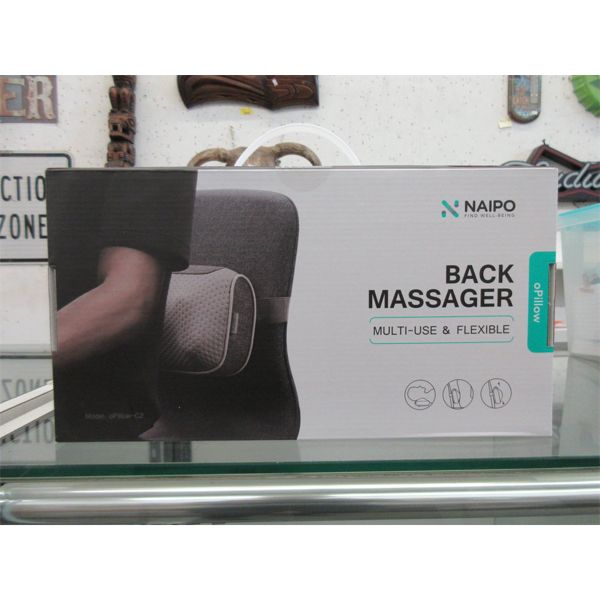 New Naipo Heated Back Massager Pillow