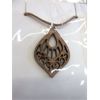 Image 3 : 18 New Laser Cut Wood Pendants on Leather Cords