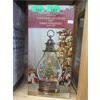 Image 1 : Holiday Lantern with LED Lights - Snow Globe Style