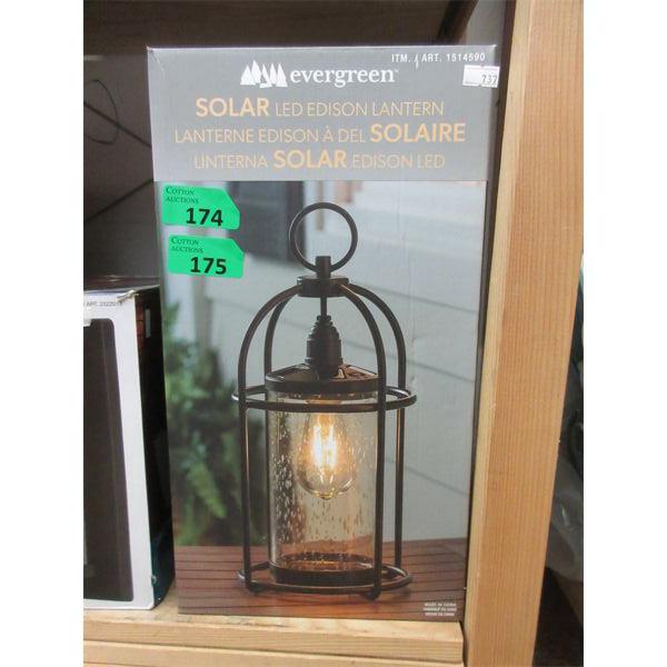 Evergreen Solar LED Edison Lantern - Open Box