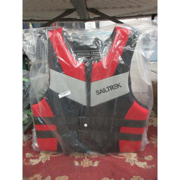 New Sailtrek Red/Black Life Vest - Size XL