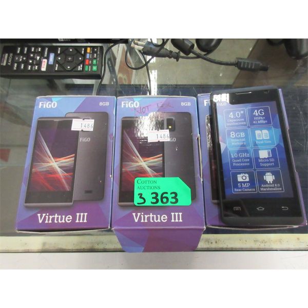 3 Figo Virtue III Cell Phones