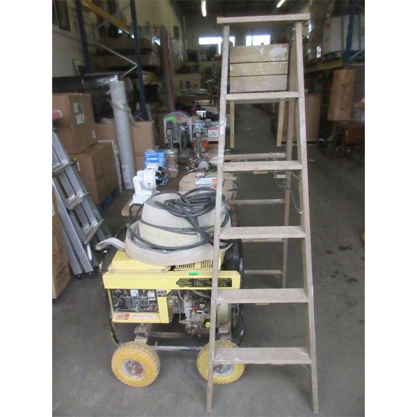 Diesel Generator, 2 Tow Straps, Air Hose & Step Ladder