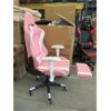 Image 2 : New Pink & White Reclining Gaming / Office Chair