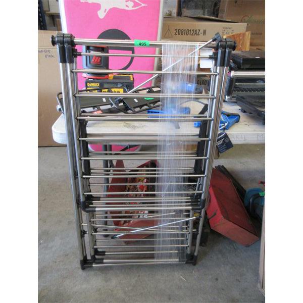 Metal Clothes Drying Rack - Store Return