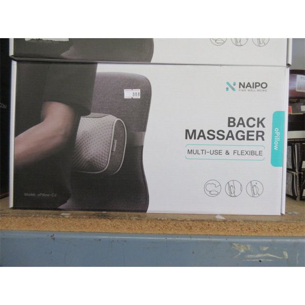 New Naipo Heated Back Massager Pillow