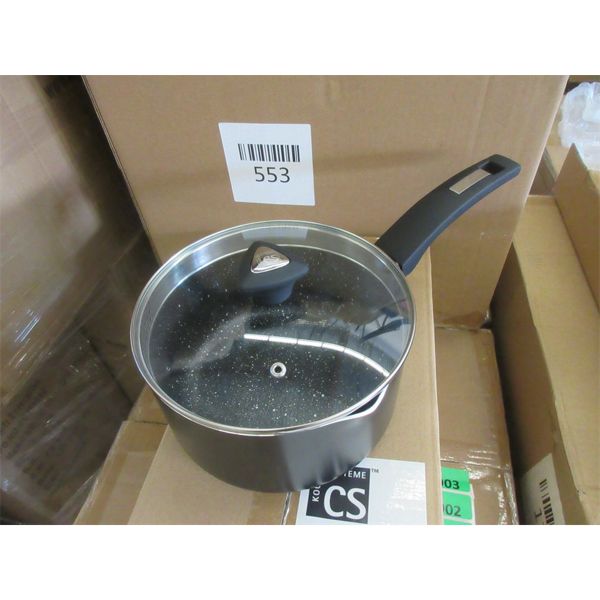 New Koch 1.5 Quart Non-Stick Sauce Pan with Lid