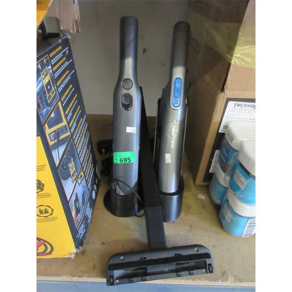 1 Kalork & 1 Shark Cordless Wand Vacuum