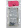 Image 1 : 10 Oz. .999 Silver Johnson Matthey Bar 
