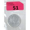 Image 1 : 1 Oz .9999 Silver 2010 Canadian Maple Leaf Coin
