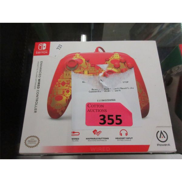 Nintendo Switch Enhanced Wired Controller