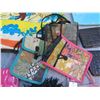 Image 18 : Multiple Handbags, Elvis Tote, Mother of Pearl Clutch Bags, Beaded Pouches  (unused)